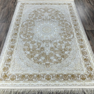 Иранский ковер Iran FARSI 1200 1200 G142 (Акрил - Полиэстер, серый, кремовый)