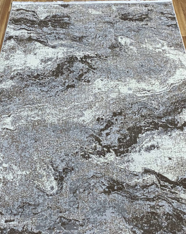 Ковер турецкий 8694 AXEL (Полиэстер, серый, коричневый)