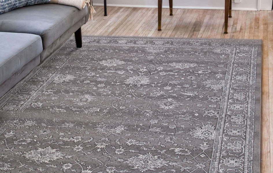 Ковер турецкий прямоугольный 03761A GREY - коллекция ARMINA