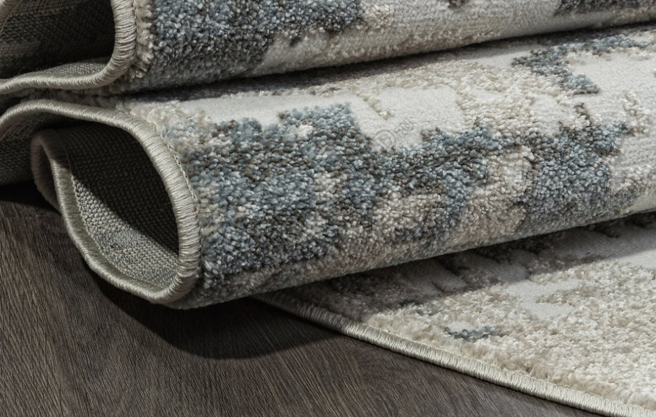 Ковер F231 - BEIGE-BLUE - Овал - коллекция NATUREL