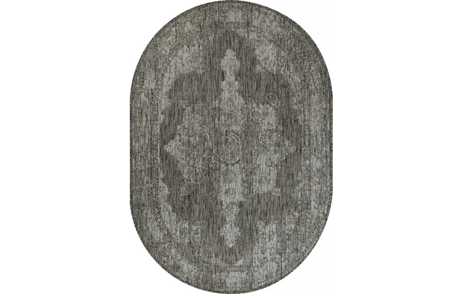 Ковер S129 - GRAY - Овал - коллекция KAIR