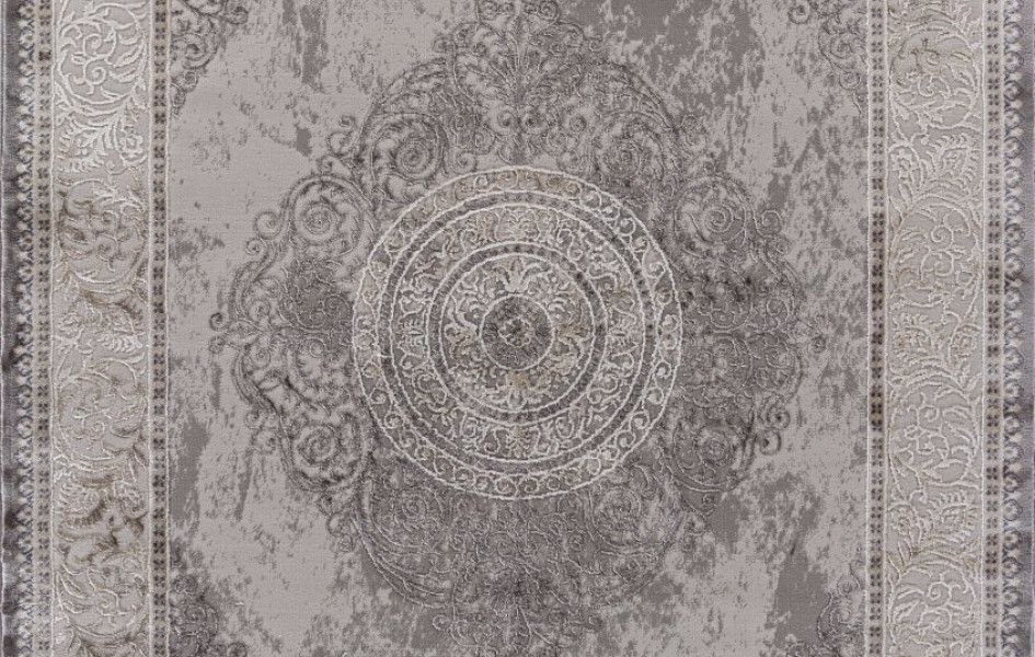 Ковер P0540 - L.GRAY / L.GRAY - Прямоугольник - коллекция LUCCI